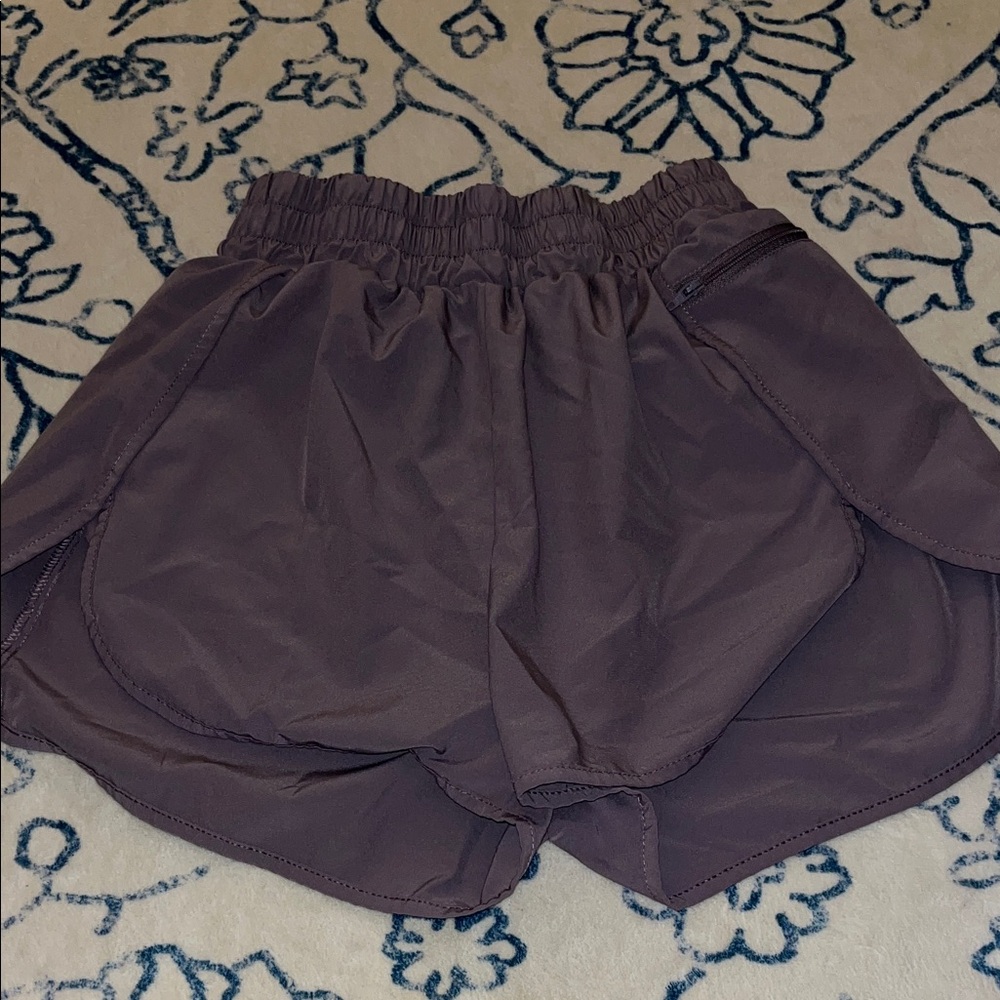 Amazon Women's Athletic Shorts in Deep Purple